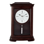 Seiko QXQ013BLH "Suki" Contemporary Modern Wooden Chiming Pendulum Mantel Clock