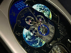 Rhythm “Timecracker 2000” Limited Edition Moving Earth Dial Magic Motion Musical Wall Clock with Popular Melodies - 4MH751NR19