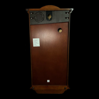 Rhythm “WSM Elyria” Antique-Style Wooden Musical & Chiming Pendulum Wall Clock - CMJ524NR06