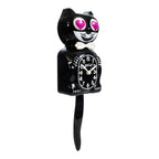 Original Kit-Cat Klock "Magenta Heart Eyes” Limited Edition Novelty Moving Pendulum Wall Clock by California Clock Company - BC-1-HM