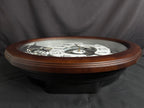 Rhythm "Anthology Espresso" Magic Motion Musical Wooden Wall Clock with Moving Dial - 4MH869WU06
