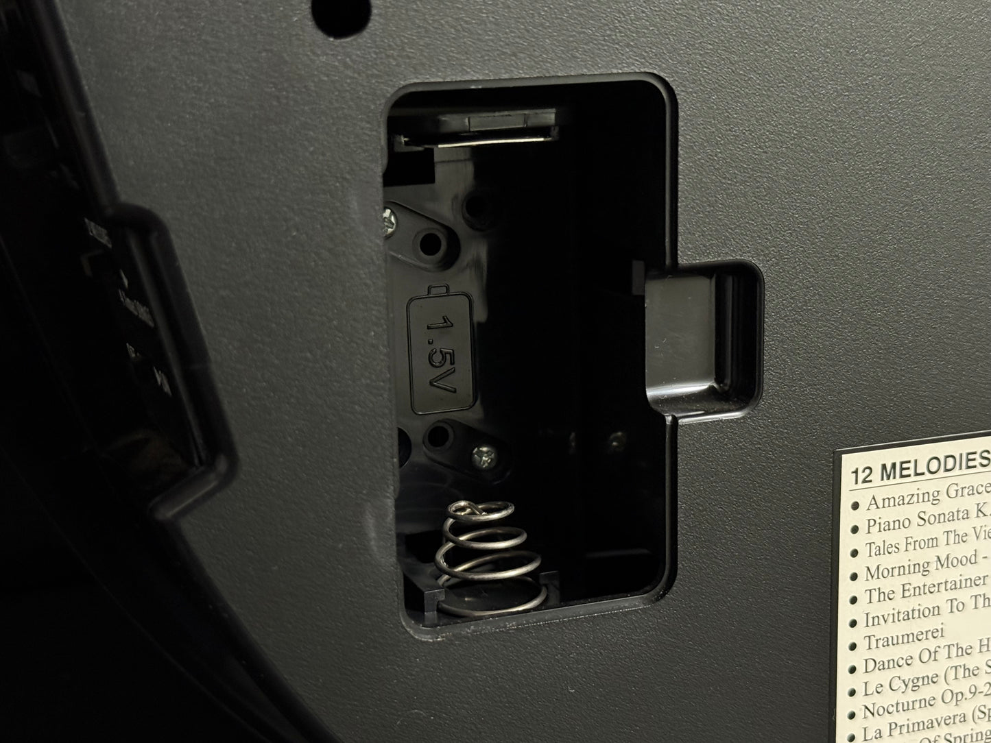 Rhythm "Classic Brilliance" Moving Dial Magic Motion Musical Wall Clock - 4MH787PD18