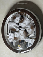 Seiko QXM615BRH “Snow Castle” Melodies in Motion Dancing Dial Musical Wall Clock with 40 Songs