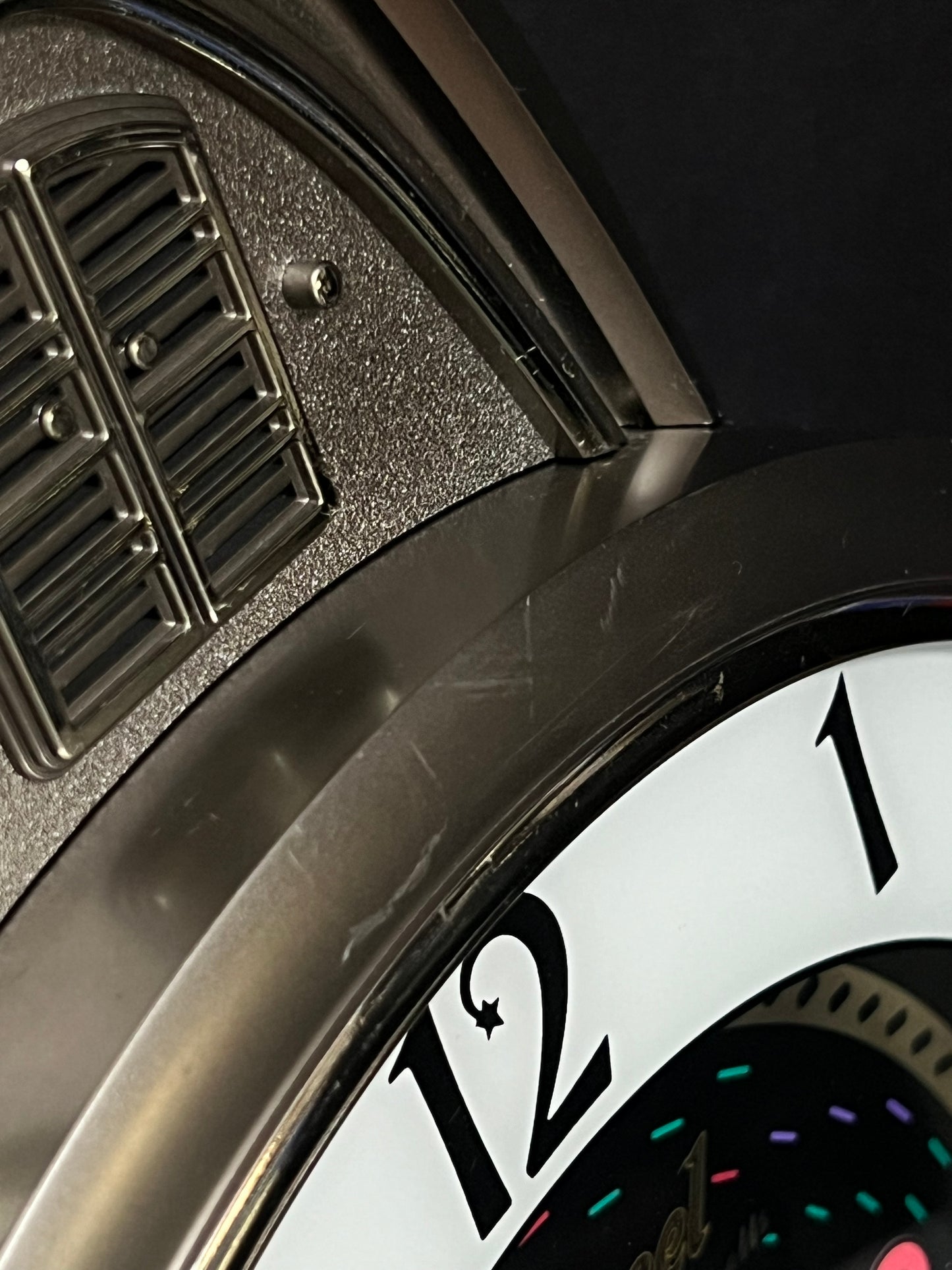 Rhythm "Calliope Phonograph" Magic Motion Musical Wall Clock with Moving Animation - 4MH714RH08
