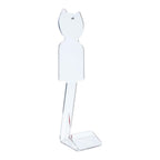 Acrylic Display Stand for Kit-Cat Klock Novelty Moving Pendulum Wall Clocks by California Clock Company
