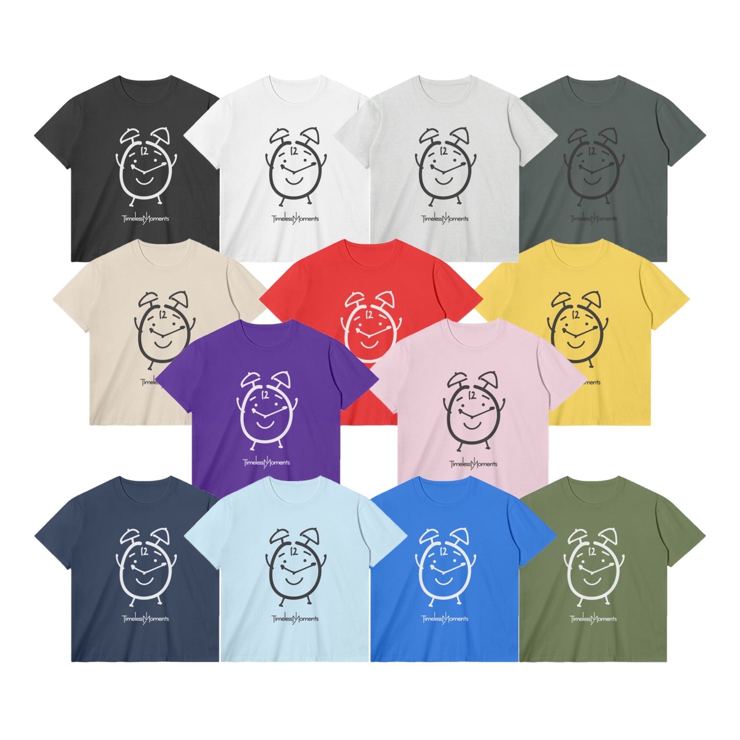 The Timeless Moments "Twelve" Classic Graphic T-Shirts