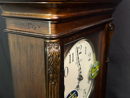 Rhythm “WSM Rembrandt II” Traditional Wooden Musical & Chiming Pendulum Wall Clock - CMJ540UR06