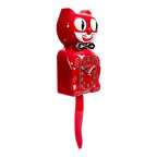 Original Kit-Cat Klock “Retro Red - Kitchen Edition” Limited Edition Novelty Moving Pendulum Wall Clock by California Clock Company - BC-58-RK