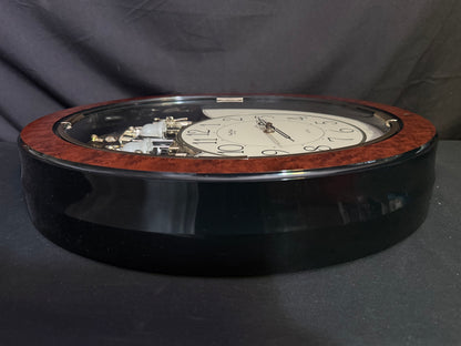 Rhythm "Small World Mènèt 2" Magic Motion Musical Wall Clock from Japan with Animated Figurines - 4MH690RH23