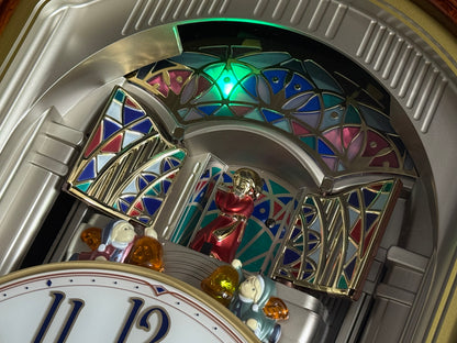 Seiko QXM223BRH "Classic Dropping Dial" Melodies in Motion Musical Moving Wall Clock