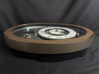 Rhythm “Tri-Cracker” Magic Motion Musical Wall Clock with Moving Dial and Balloons - 4MH759NR06