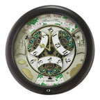 Seiko QXM391NRH “Cherry Blossom” Melodies in Motion Dancing Dial Musical Wooden Wall Clock with 30 Songs