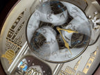 Seiko QXM491BRH "2013 Special Collector's Edition" Melodies in Motion Dancing Dial Musical Wall Clock with '70s Pop Music