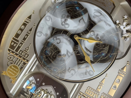 Seiko QXM491BRH "2013 Special Collector's Edition" Melodies in Motion Dancing Dial Musical Wall Clock with '70s Pop Music