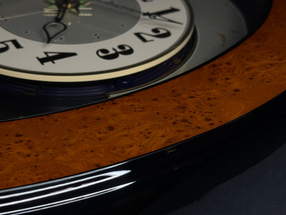 Rhythm “DWS Timecracker” Moving Dial Magic Motion Musical Wooden Wall Clock with Popular Melodies - 4MH752-R06