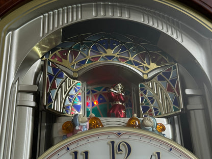 Seiko QXM123BRH "Broadway Showtunes Dropping Dial" Melodies in Motion Musical Moving Wall Clock with Popular Melodies