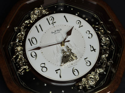 Rhythm “CTS Midnight Dream” Magic Motion Musical Wall Clock with Moving Animation - 4MH823WR06