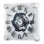 Seiko Emblem AHS446WRH "Grace Elite" Melodies in Motion Musical Wall or Mantel Clock with Animated Moving Dial & 18 Songs