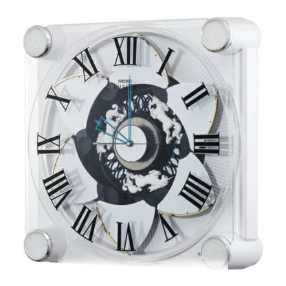 NEW! | Seiko Emblem AHS446WRH "Grace Elite" Melodies in Motion Musical Wall or Mantel Clock with Animated Moving Dial