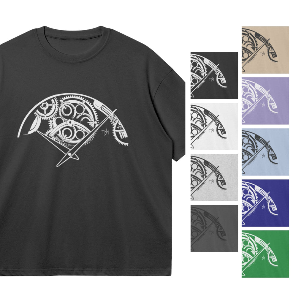 The Timeless Moments "Gear" Oversized Graphic T-Shirts