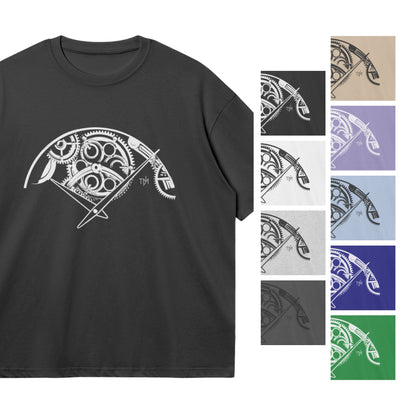The Timeless Moments "Gear" Oversized Graphic T-Shirts