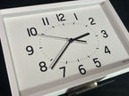 Rhythm “Tanjun” Modern Wall or Table Clock with Quiet Sweep Second Hand - 8MG815SR03