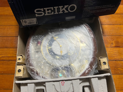 Seiko QXM134BRH "2005 Special Collector's Edition" Melodies in Motion Musical Moving Wall Clock with Music by The Beatles