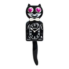 Original Kit-Cat Klock "Magenta Heart Eyes” Limited Edition Novelty Moving Pendulum Wall Clock by California Clock Company - BC-1-HM