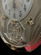 Citizen (Rhythm) "Pal Muse Lumière" Musical Motion Decorative Pendulum Wall Clock from Japan with LED Light Show - 4MN430-018