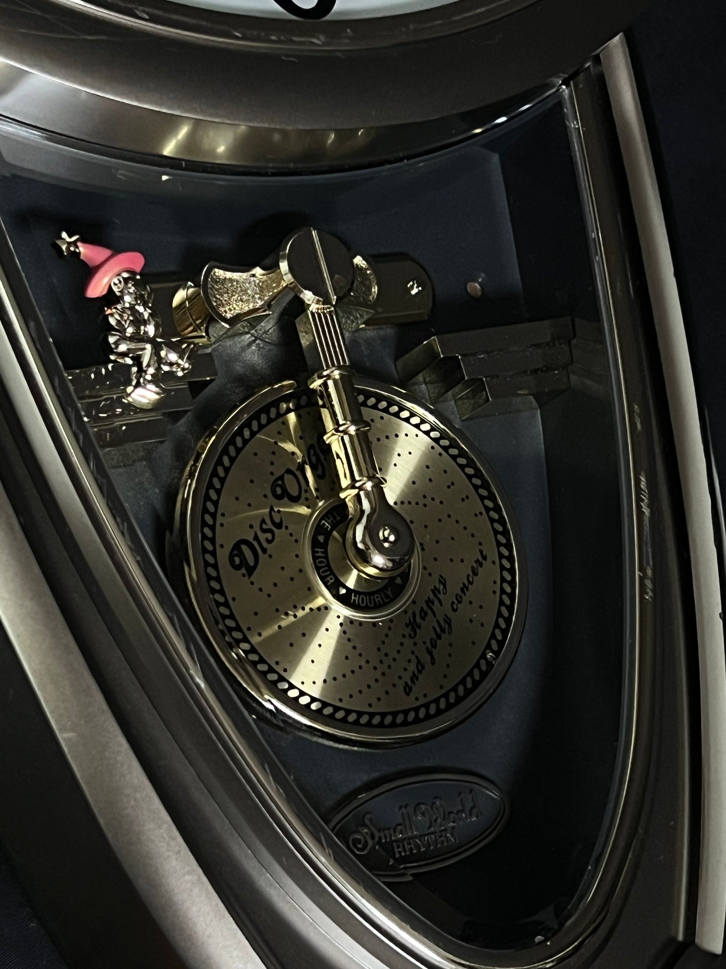 Rhythm "Calliope Phonograph" Magic Motion Musical Wall Clock with Moving Animation - 4MH714RH08