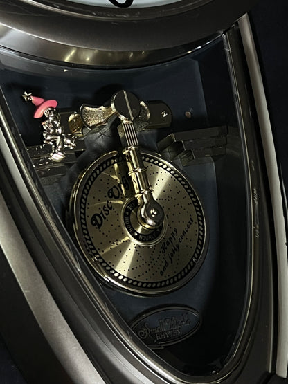Rhythm "Calliope Phonograph" Magic Motion Musical Wall Clock with Moving Animation - 4MH714RH08