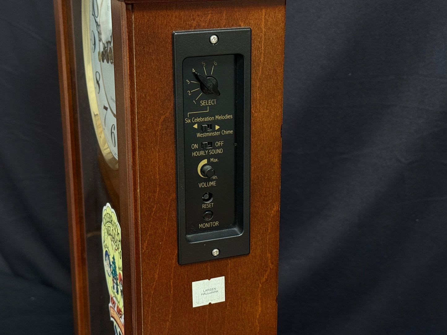 Rhythm “Celebration Time 314” Traditional Wooden Musical & Chiming Pendulum Wall Clock - CMJ314-R06