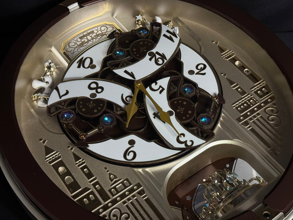 Seiko QXM491BRH "2013 Special Collector's Edition" Melodies in Motion Dancing Dial Musical Wall Clock with '70s Pop Music
