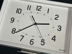 Rhythm “Tanjun” Modern Wall or Table Clock with Quiet Sweep Second Hand - 8MG815SR03