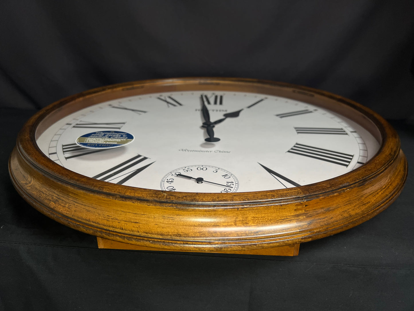 Rhythm “WSM Masters 721” Traditional Wooden Musical & Chiming Large Gallery Wall Clock with Popular Melodies - CMH721UR06