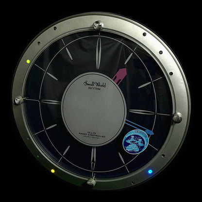 Rhythm "Small World Glad Duo" Magic Motion Musical Wall Clock from Japan with Dancing Hands - 4MN441RH03