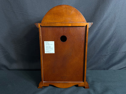 Rhythm "CTS Naples" Traditional Wooden Musical Mantel Clock with Popular Melodies - CRH120UR06