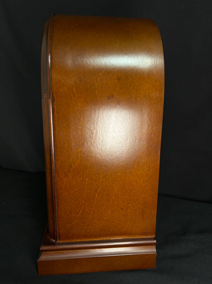 Rhythm “Celebration Time 108” Traditional Wooden Inlaid Musical & Chiming Mantel Clock - CRH108UR06