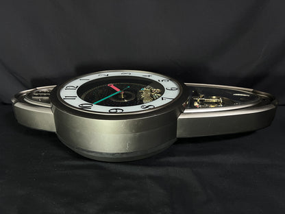 Rhythm "Calliope Phonograph" Magic Motion Musical Wall Clock with Moving Animation - 4MH714RH08