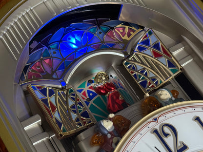 Seiko QXM223BRH "Classic Dropping Dial" Melodies in Motion Musical Moving Wall Clock