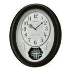 Seiko QXM606NLH "Bluebell" Melodies in Motion Musical Wooden Decorative Pendulum Wall Clock with 18 Songs
