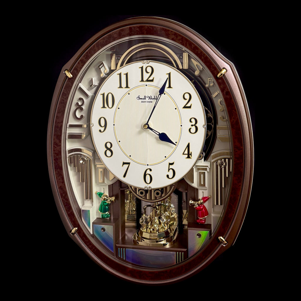 Rhythm "Harmony Blessing" Moving Dial Magic Motion Musical Wall Clock - 4MH423WR23