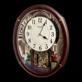 Rhythm "Harmony Blessing" Moving Dial Magic Motion Musical Wall Clock - 4MH423WR23
