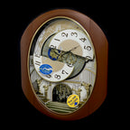 Rhythm “Palacio” Moving Dial Magic Motion Musical Wall Clock - 4MH439WU06
