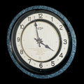 Rhythm “Small World Partage Home (Blue)” Moving Dial Magic Motion Musical Wall Clock with Popular Melodies - 4MH754RH04