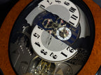 Rhythm “DWS Timecracker” Moving Dial Magic Motion Musical Wooden Wall Clock with Popular Melodies - 4MH752-R06