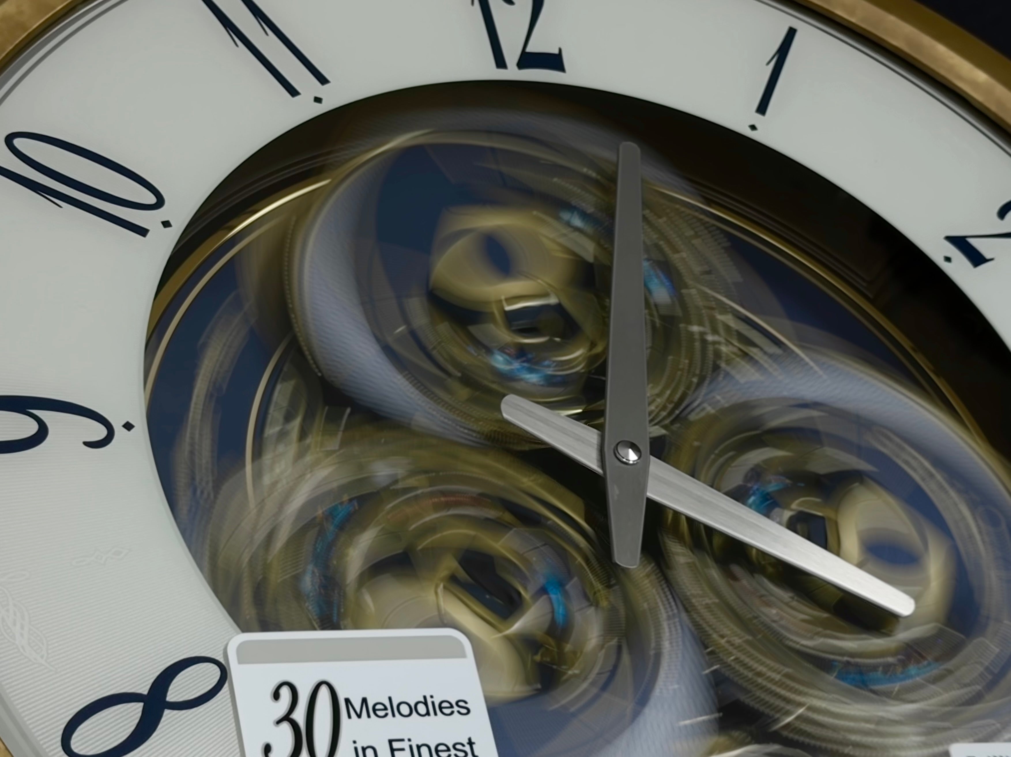 Seiko QXM387GRH “Kingly Mechanical” Melodies in Motion Dancing