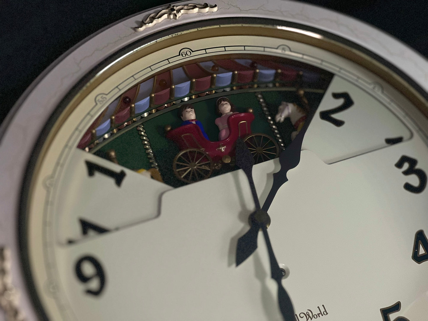 Rhythm “Small World Ceremony 2” Magic Motion Musical Wall Clock with Moving Carousel and Surprise Dial Animation - 4MH653RH10