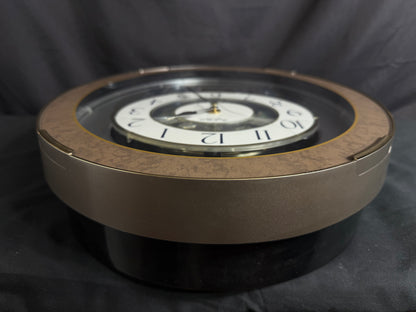 Rhythm “Tri-Cracker” Magic Motion Musical Wall Clock with Moving Dial and Balloons - 4MH759NR06