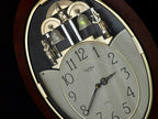 Rhythm "Small World Mènèt 2" Magic Motion Musical Wall Clock from Japan with Animated Figurines - 4MH690RH23